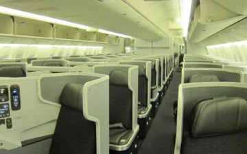 American 777 Business Class