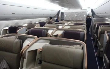 Singapore Airlines Business Class A350 – 4