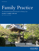 Cover image of current issue from Family Practice