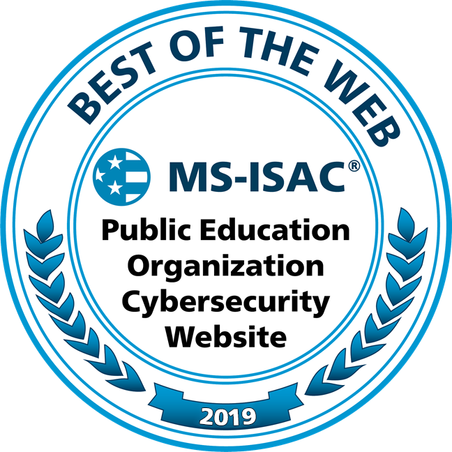 MS-ISAC Best of Web 2019 Education Award